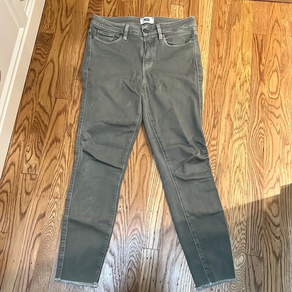 Paige Hoxton Crop Stretch Twill